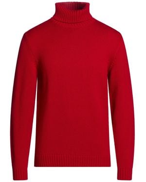 Zanone Turtleneck Virgin Wool - Red