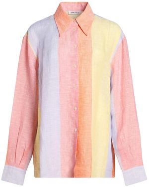 Amotea Shirt Linen - Pink