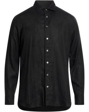 Lardini Shirt Linen - Black