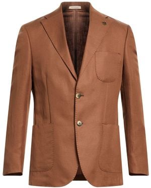 SUIT SARTORIA Blazer Linen, Tencel - Brown