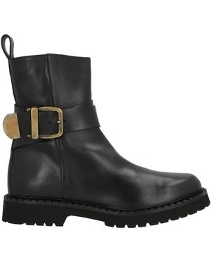 Laura Bellariva Ankle Boots Leather - Black