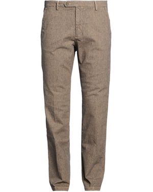 Manuel Ritz Khaki Trousers Cotton, Elastane - Grey