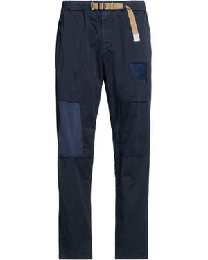 White Sand Trousers Cotton, Elastane - Blue