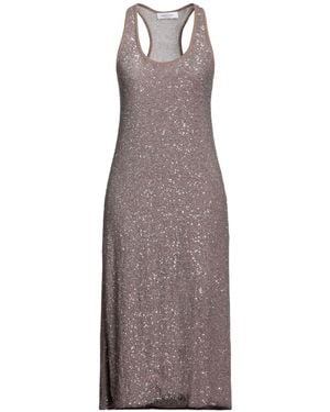 Fabiana Filippi Midi Dress - Brown