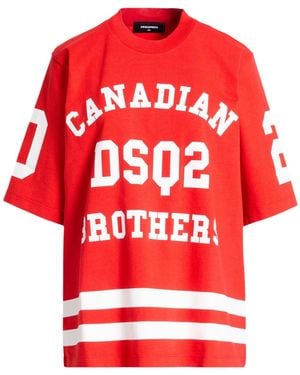 DSquared² T-Shirts - Red