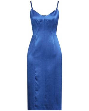 Caractere Midi Dress Viscose, Elastane - Blue