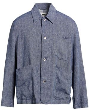 YMC Jacket Linen, Cotton - Blue