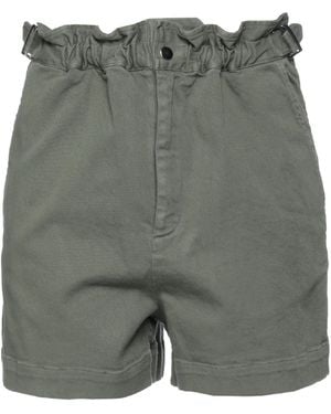 .., merci italia Denim Shorts - Grey