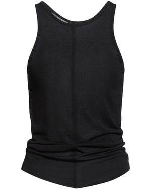 Thom Krom Tank Top Viscose, Elastane - Black