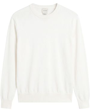 Calvin Klein Cream Jumper Cotton - White