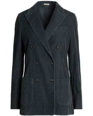 Massimo Alba Blazer Cotton - Black