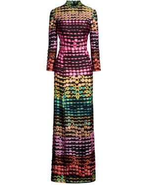 Moschino Vestido Largo - Rojo