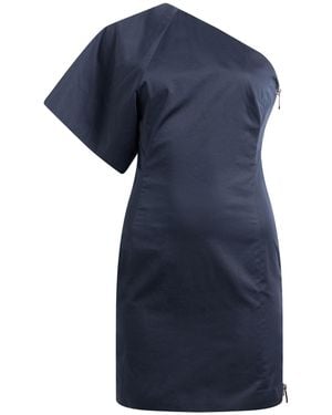 Barbara Bui Midnight Mini Dress Cotton - Blue