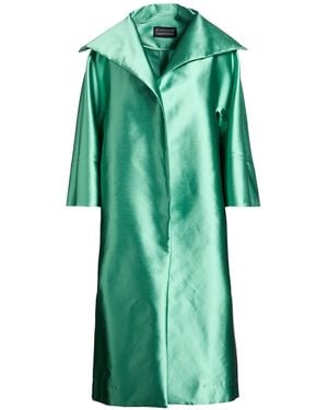 Gianluca Capannolo Overcoat & Trench Coat Polyester, Silk - Green