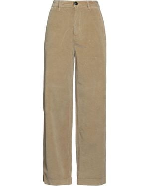 Woolrich Sand Trousers Cotton, Lyocell, Elastane - Natural