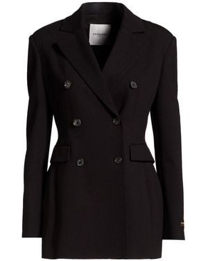ERMANNO FIRENZE Blazer Viscose, Polyamide, Elastane - Black