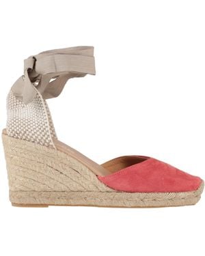 MyChalom Espadrilles Leather, Textile Fibers - Pink