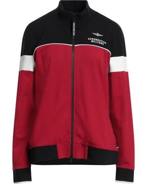 Aeronautica Militare Sweatshirt Cotton, Elastane - Red
