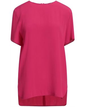 SIMONA CORSELLINI Fuchsia Top Acetate, Silk - Pink