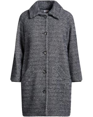 Guttha Coat Acrylic, Synthetic Fibres, Wool, Alpaca Wool, Mohair Wool - Grey