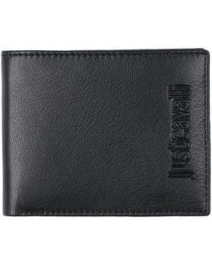 Just Cavalli Wallet Cow Leather - Black