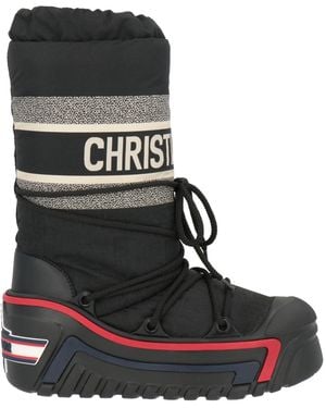 Dior Ankle Boots Textile Fibers - Black