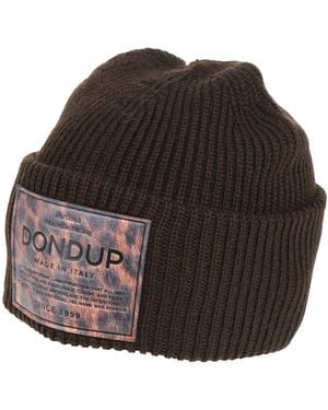 Dondup Dark Hat Wool, Acrylic - Brown