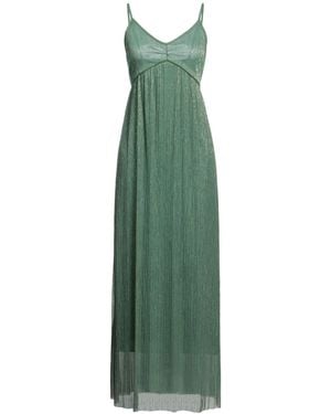 Kaos Maxi Dress Polyester, Metallic Fibre - Green