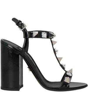 Dolce & Gabbana Sandals Leather - Black