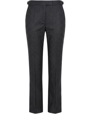 Ganni Trousers Wool, Recycled Polyester, Ecovero Viscose - Grey