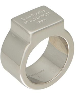 Acne Studios Anello - Metallizzato