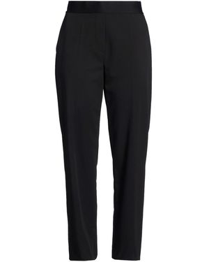 RUE DU BAC Trousers Polyester, Viscose, Elastane - Black