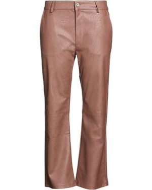 Please Pants Polyurethane, Viscose - Brown