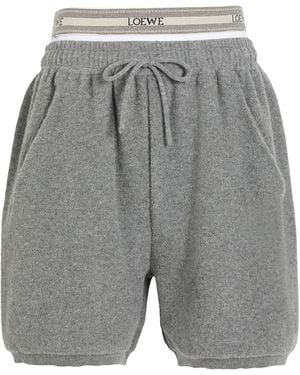 Loewe Shorts & Bermuda Shorts Wool, Viscose, Polyamide, Polyester - Gray