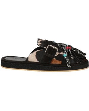 HAANI Mules & Clogs - Black