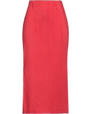 Tela Midi Skirt - Red