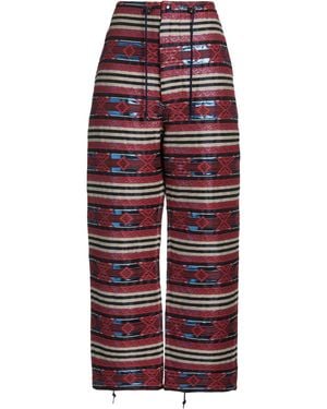Needles Pants Polyester, Cotton - Red