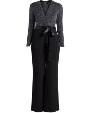 FRANK LYMAN Jumpsuit Polyester, Elastane, Nylon, Metallic Fibre - Black