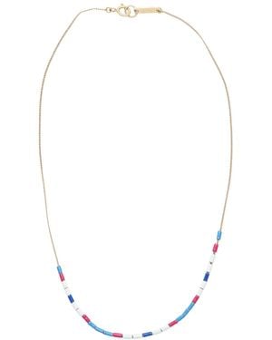 Isabel Marant Necklace Brass, Tin, Resin - White