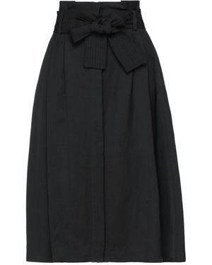 P.A.R.O.S.H. Midi Skirt - Black