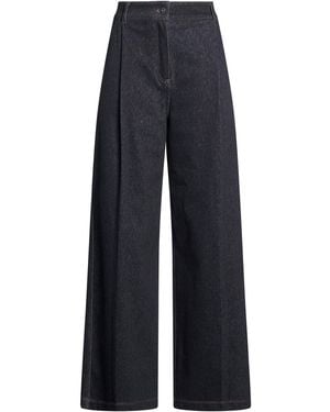 Max Mara Jeans Cotton, Polyester, Elastane - Blue