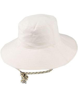Isabel Marant Ivory Hat Cotton - White