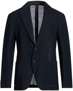 Lardini Midnight Blazer Cotton, Polyamide - Blue