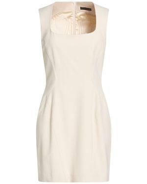 Plein Sud Mini Dress Viscose, Virgin Wool, Elastane - Natural