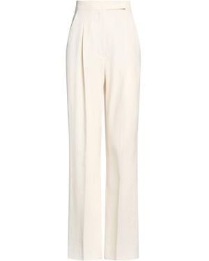 Max Mara Pants Hemp - White