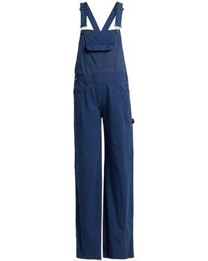 Semicouture Overalls Cotton, Elastane - Blue