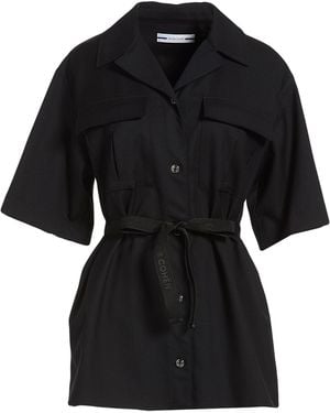 Jacob Cohen Shirt Virgin Wool, Cotton, Elastane - Black