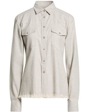 Eleventy Shirt Cotton - Grey
