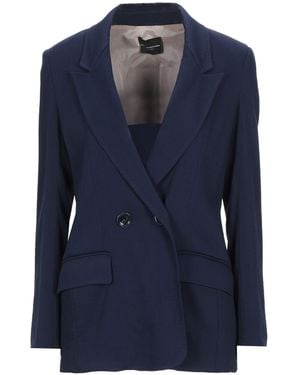 Atos Lombardini Blazer Viscose, Polyester - Blue