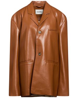 Nanushka Tan Jacket Polyurethane - Brown